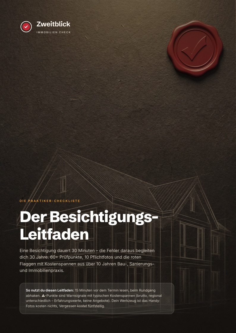 Cover des Besichtigungs-Leitfadens